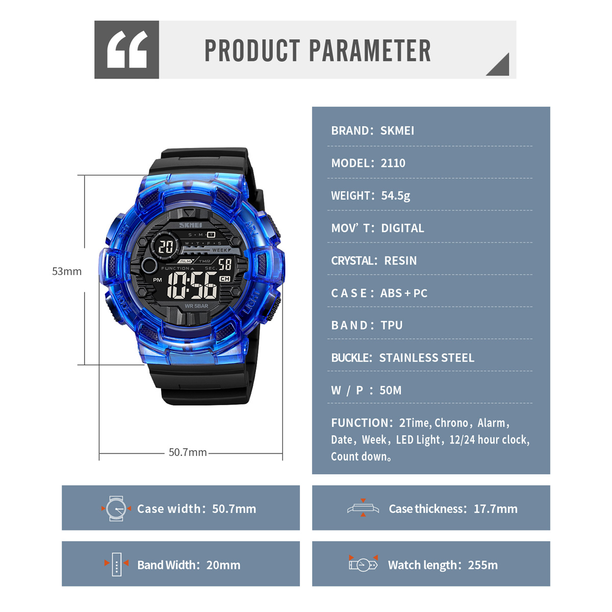 SKMEI 2110-Skmei Watch Manufacture Co.,Ltd