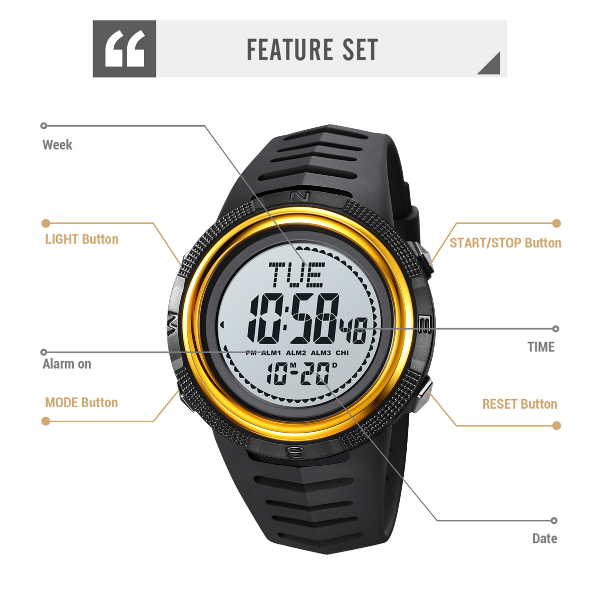 SKMEI 2147 digital watch