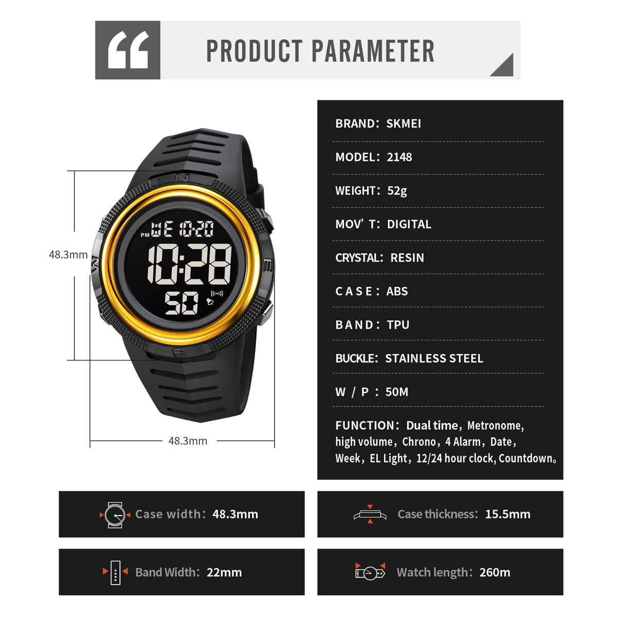 SKMEI 2148-Skmei Watch Manufacture Co.,Ltd
