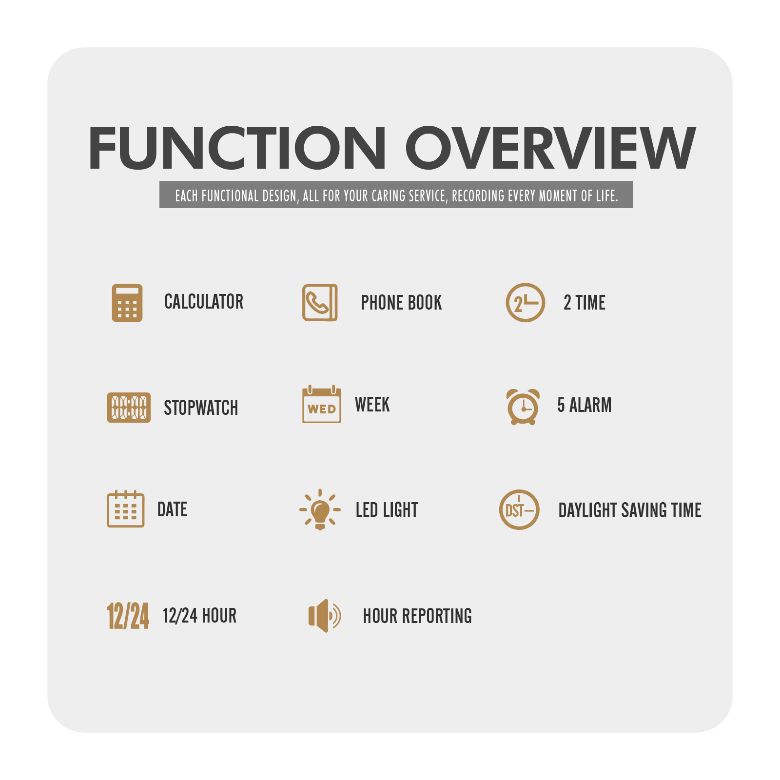 SKMEI 2255 CALCULATOR DIGITAL WATCH