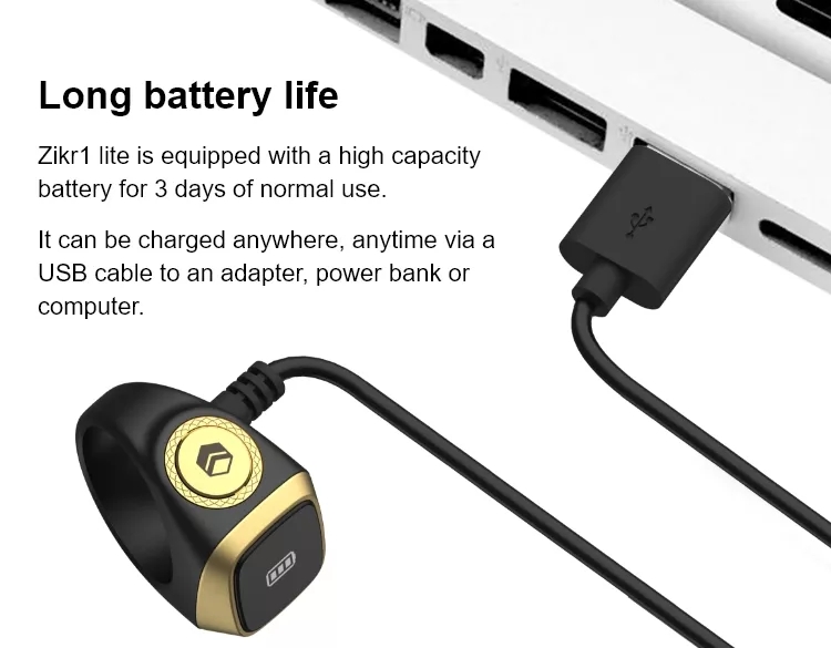 SKMEI Smart Qibla Ring