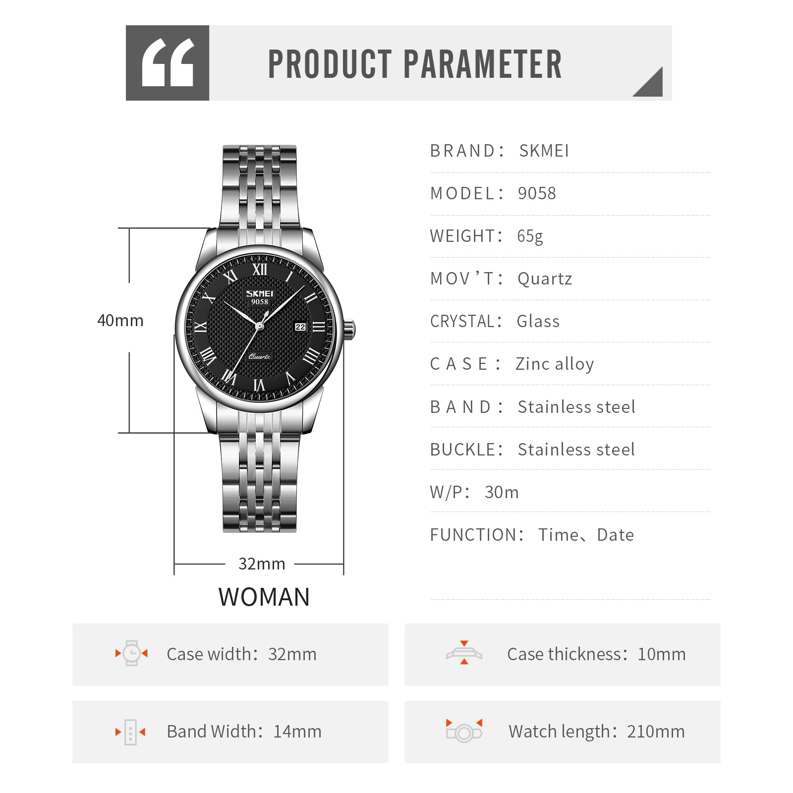 couple watches men women wristwatch lover-Skmei Watch Manufacture Co.,Ltd