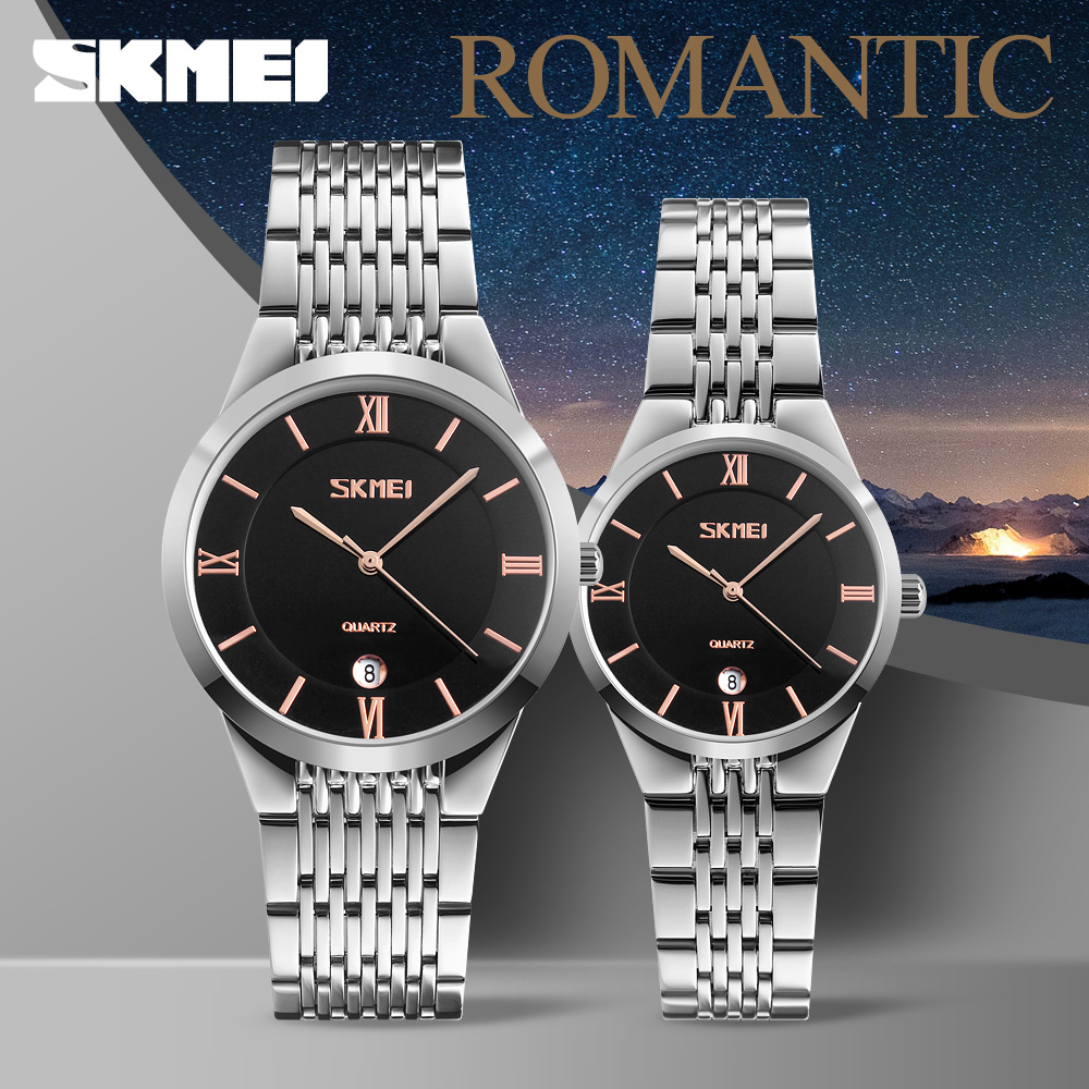 quartz watch stainless steel back water resistant-Skmei Watch Manufacture Co.,Ltd