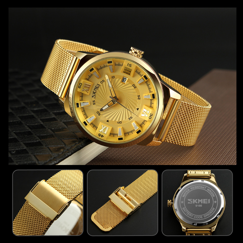 watches quartz gold colour-Skmei Watch Manufacture Co.,Ltd