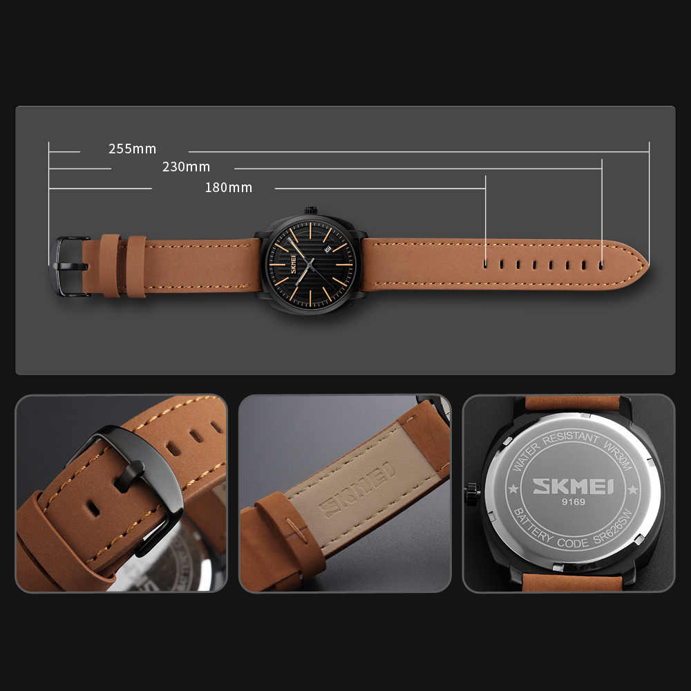 men quartz wristwatches wholesaler-Skmei Watch Manufacture Co.,Ltd