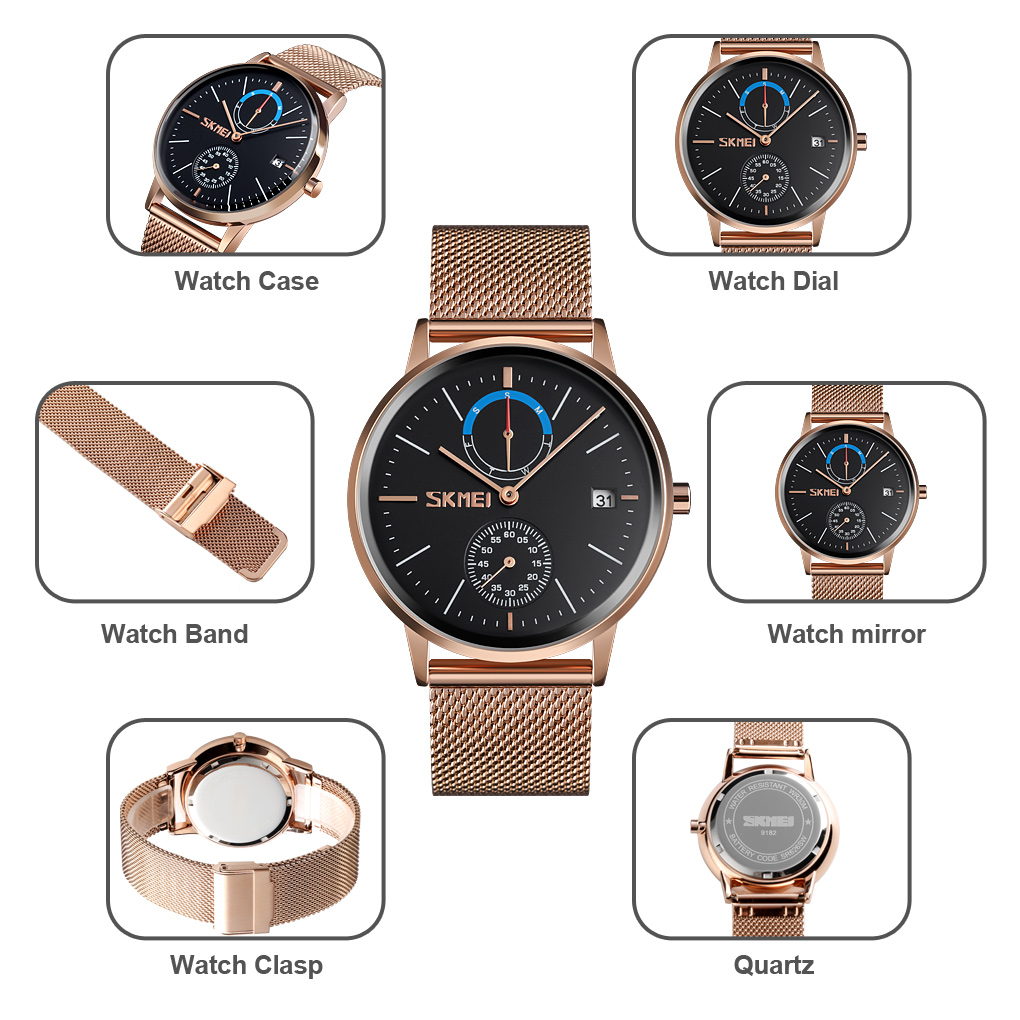 3 atm water resistant quartz watch-Skmei Watch Manufacture Co.,Ltd