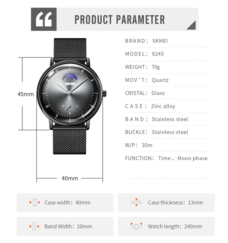 quartz man watch-Skmei Watch Manufacture Co.,Ltd