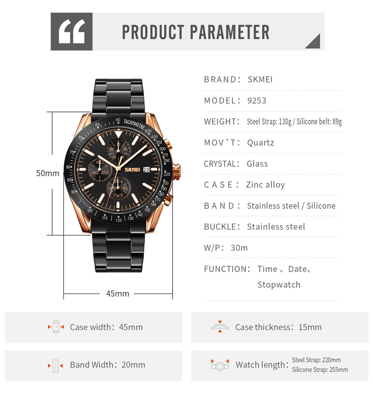 man quartz watch-Skmei Watch Manufacture Co.,Ltd