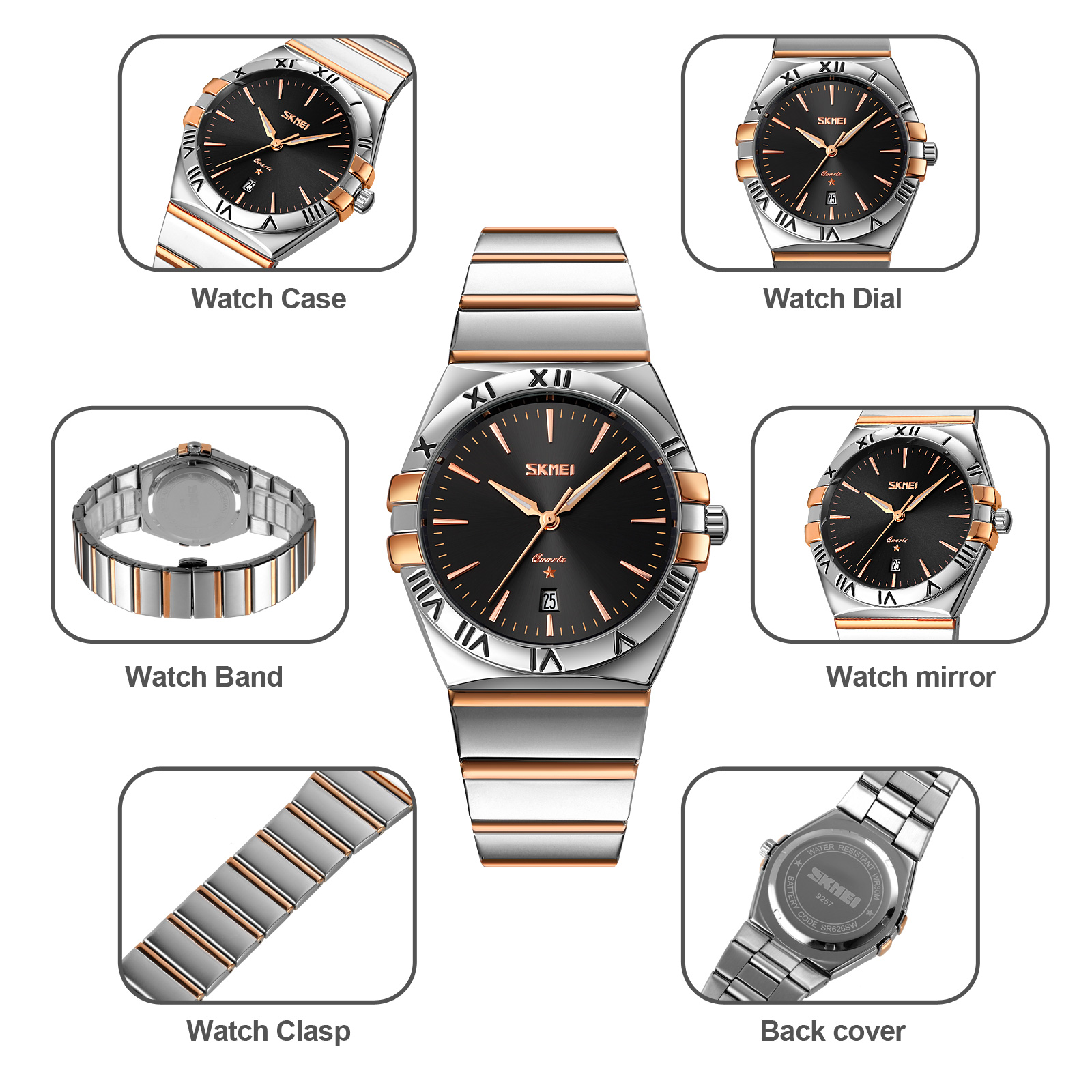 couple watches for wholesale-Skmei Watch Manufacture Co.,Ltd