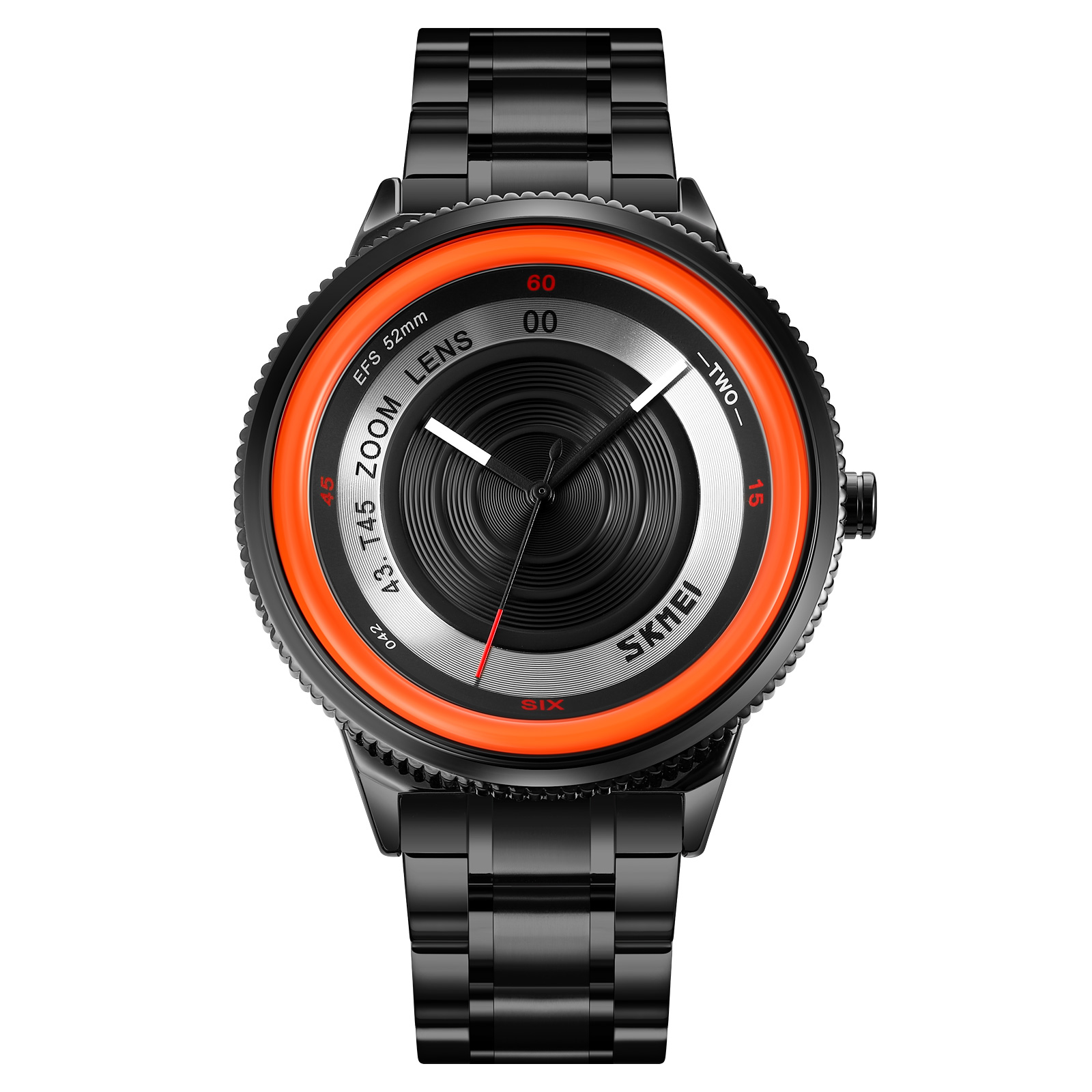 wristwatches stainless steel men black-Skmei Watch Manufacture Co.,Ltd
