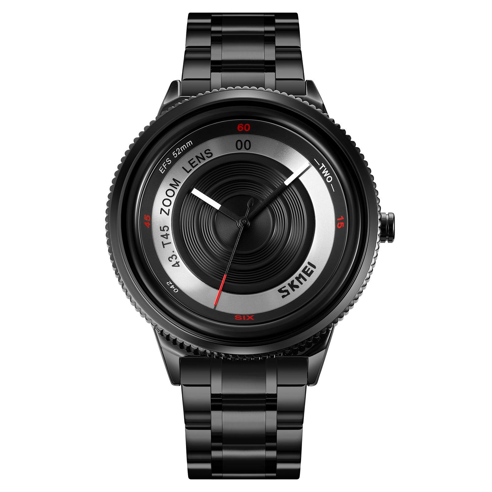 wristwatches stainless steel men black-Skmei Watch Manufacture Co.,Ltd