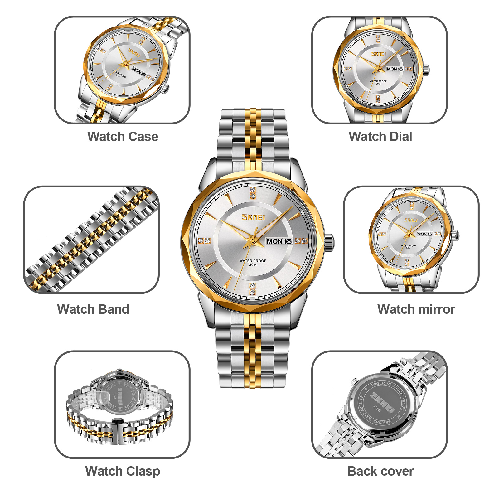 quartz watch custom logo-Skmei Watch Manufacture Co.,Ltd