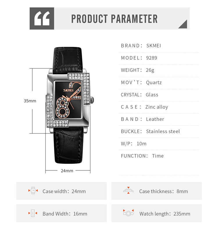 high quality watches woman-Skmei Watch Manufacture Co.,Ltd