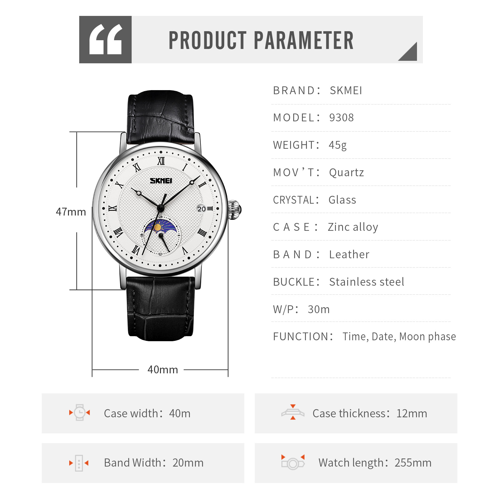 business casual watches-Skmei Watch Manufacture Co.,Ltd