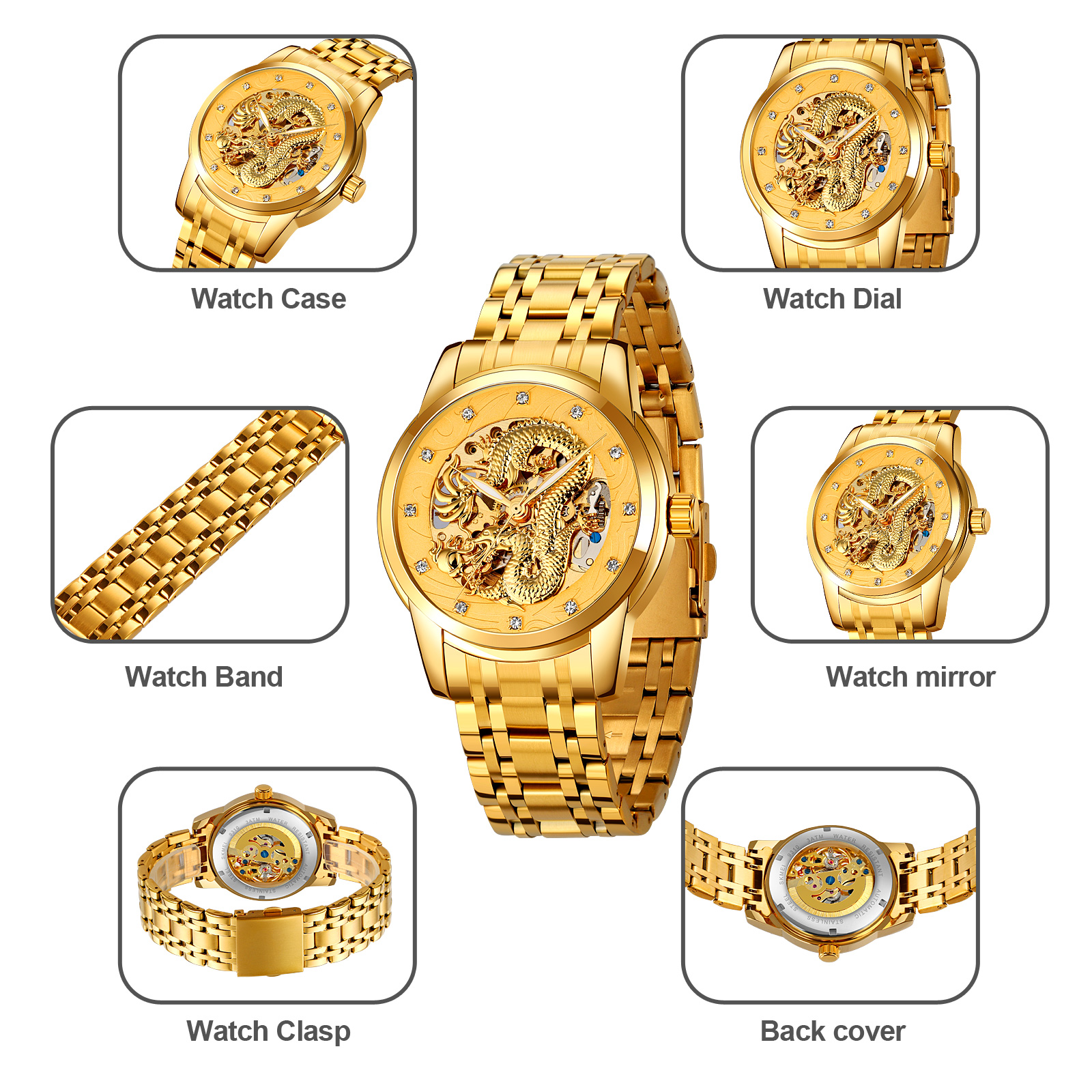 automatic watches men wrist-Skmei Watch Manufacture Co.,Ltd