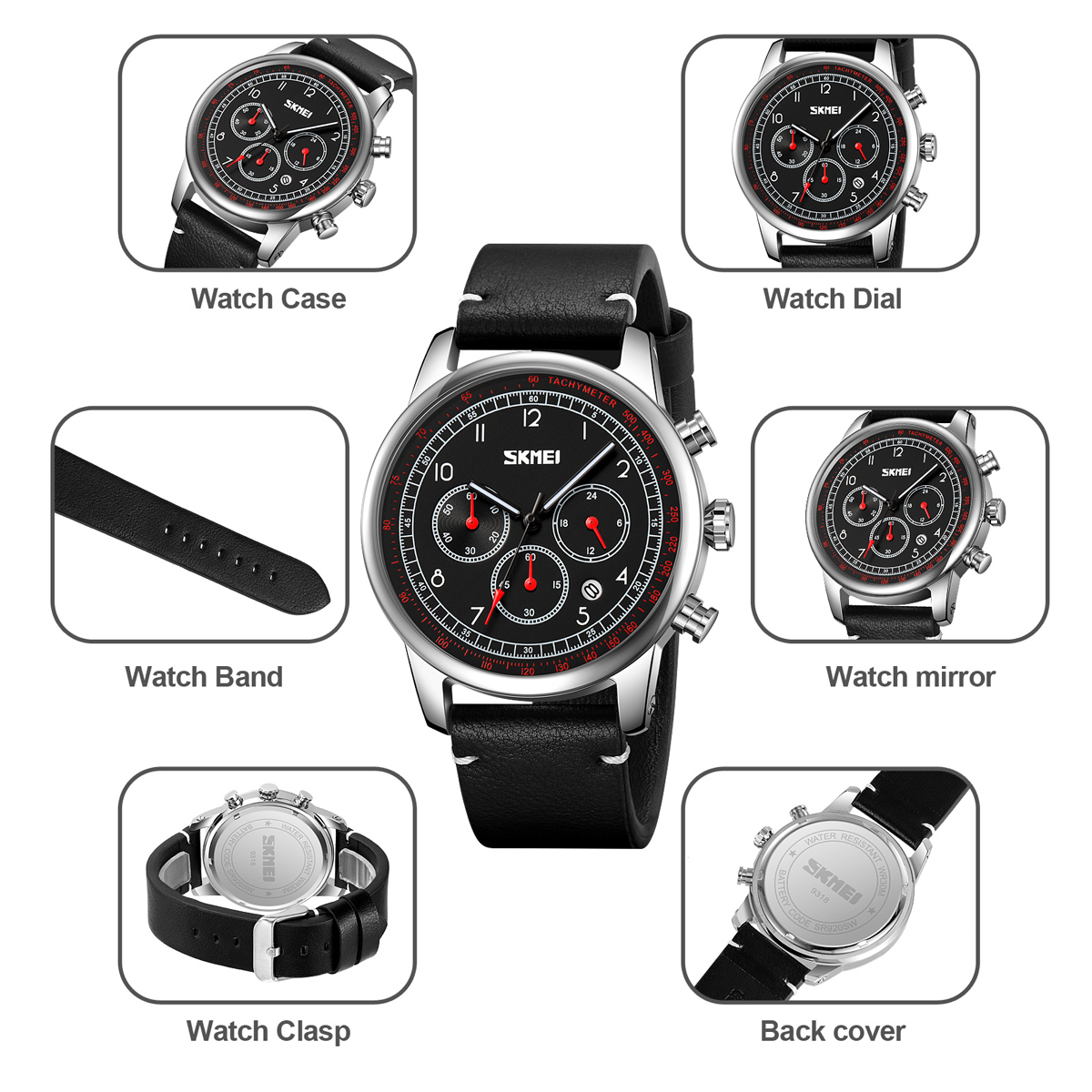 Skmei leather watch-Skmei Watch Manufacture Co.,Ltd