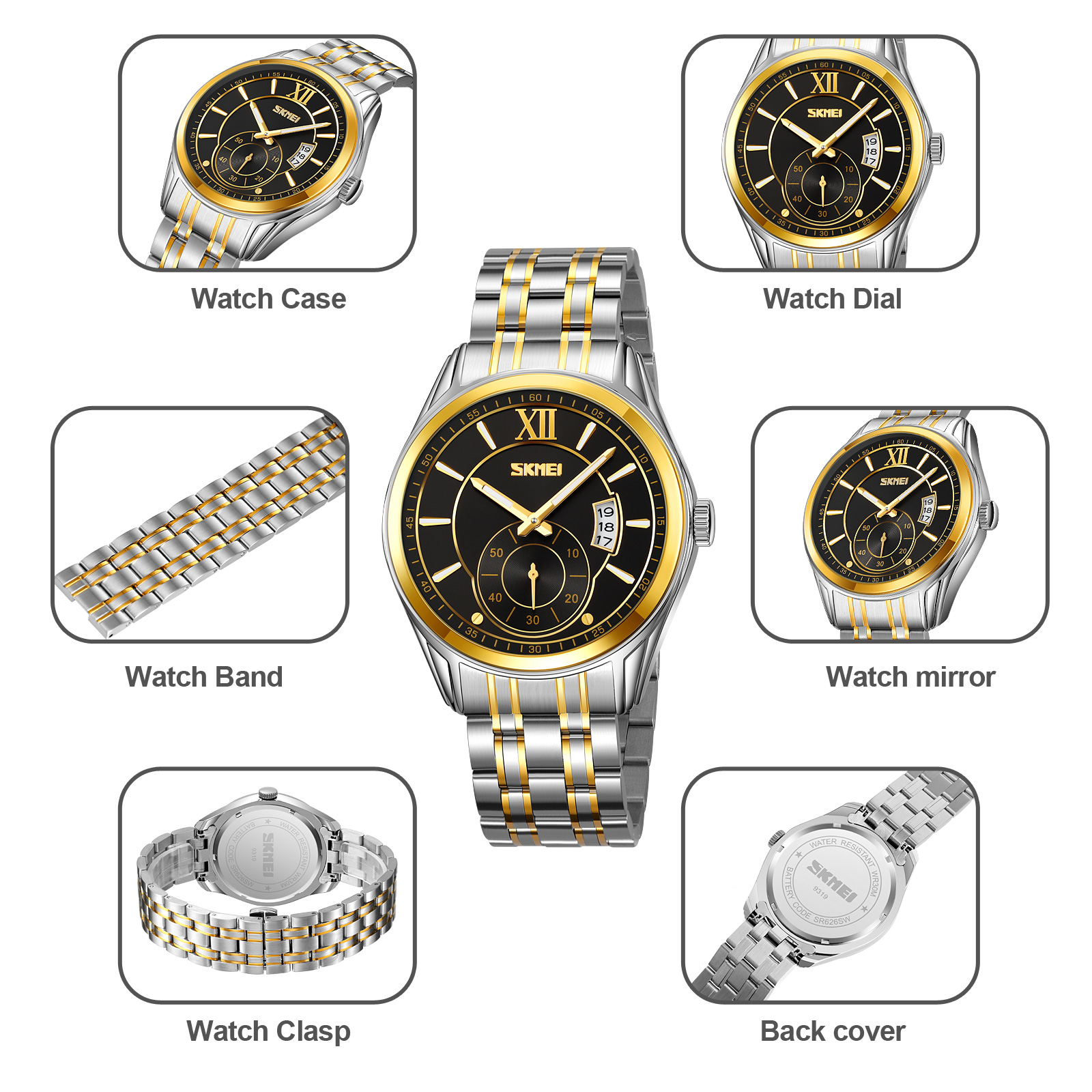 SKMEI 9319 quartz watch