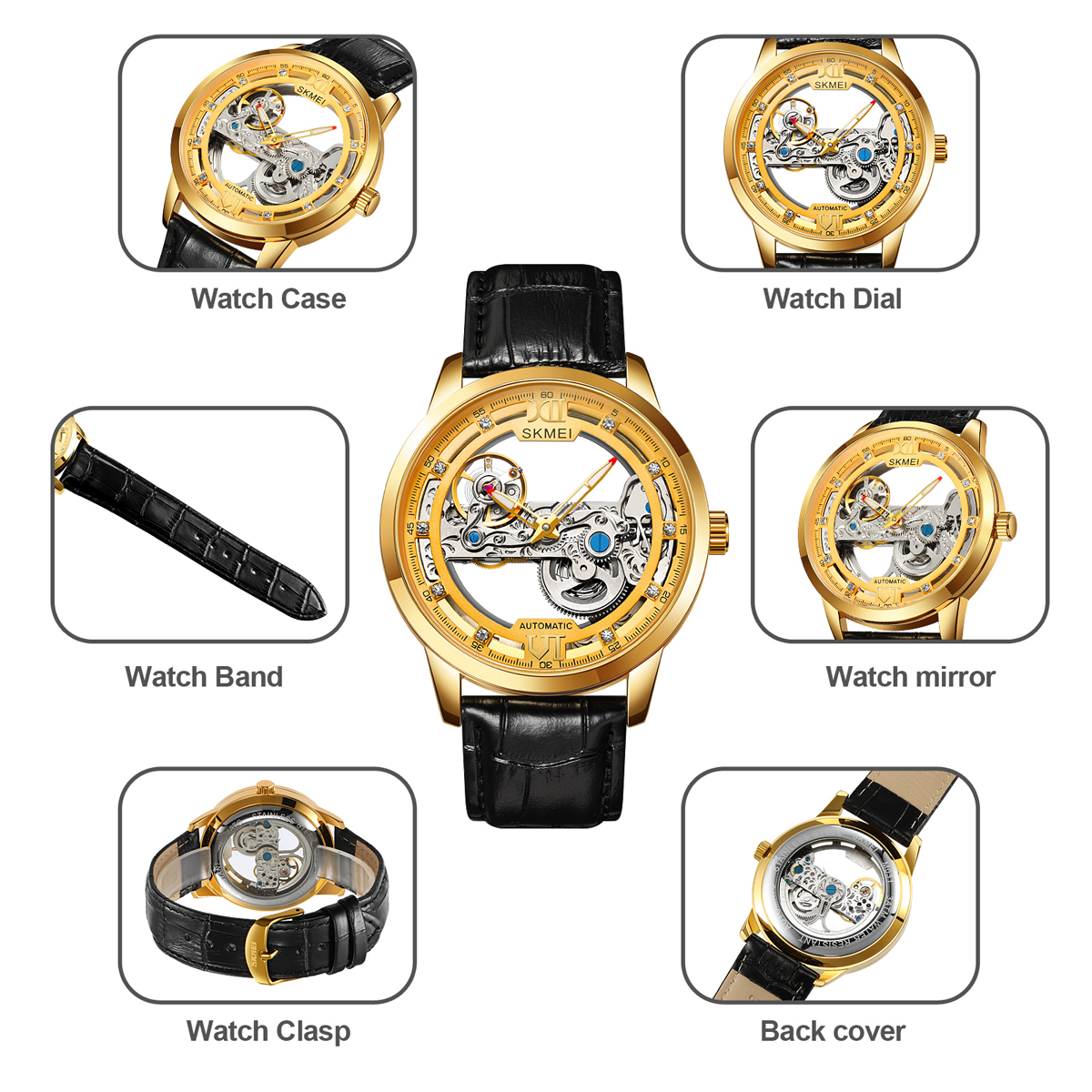 SKMEI automatic mechanical wrist watchSkmei Watch Manufacture Co.,Ltd