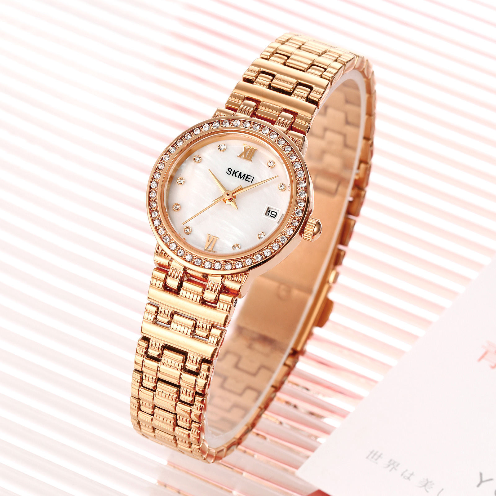 woman watch stainless steel-Skmei Watch Manufacture Co.,Ltd