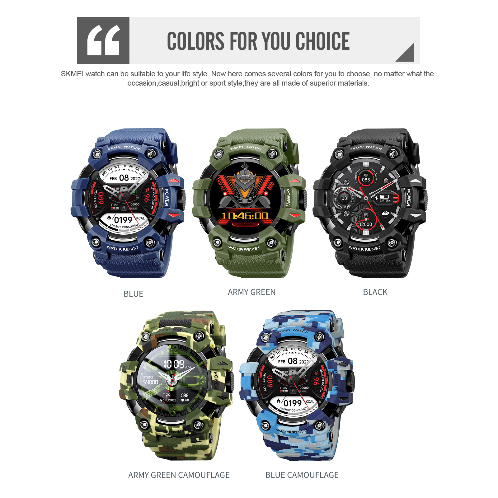 touch smart watch-Skmei Watch Manufacture Co.,Ltd