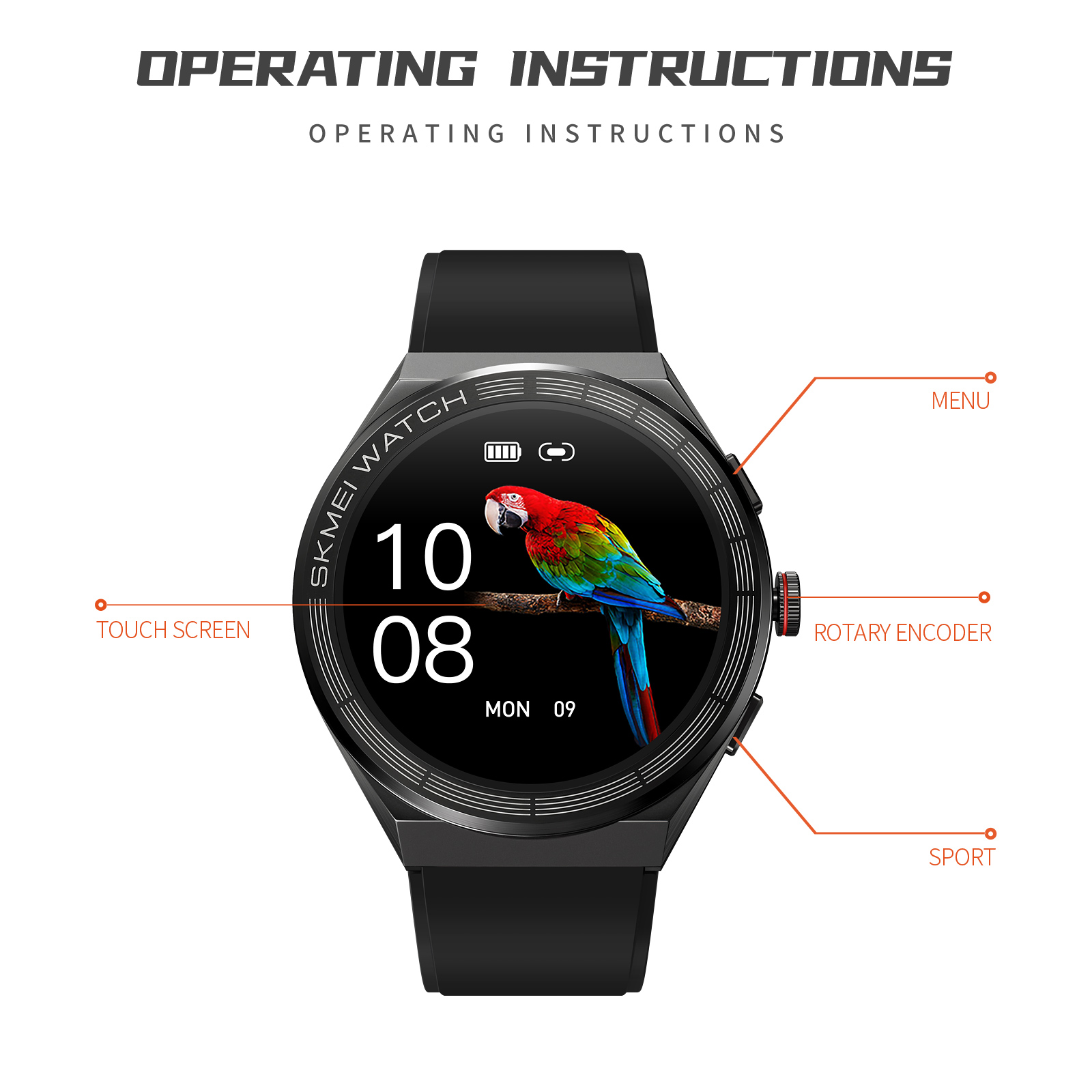 bluetooth smart wrist watch-Skmei Watch Manufacture Co.,Ltd