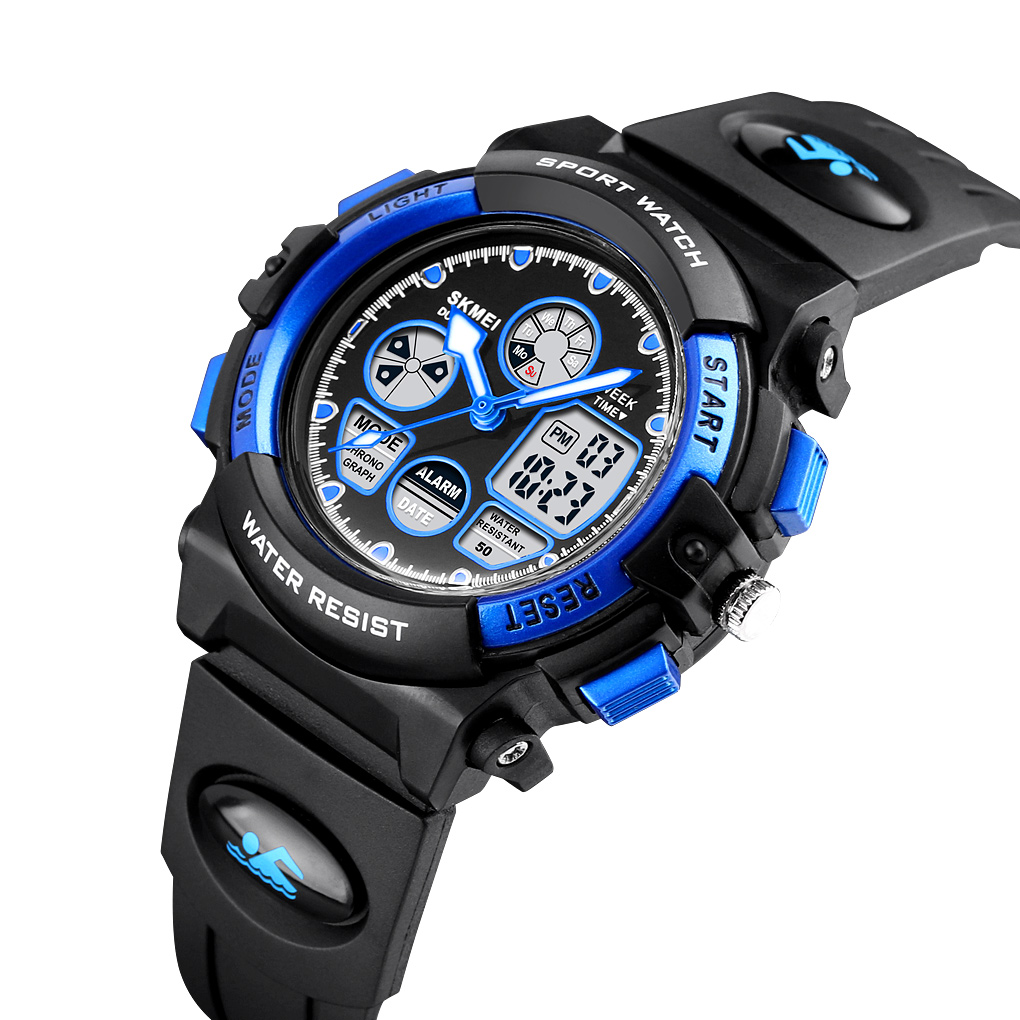 analog digital kid watch-Skmei Watch Manufacture Co.,Ltd