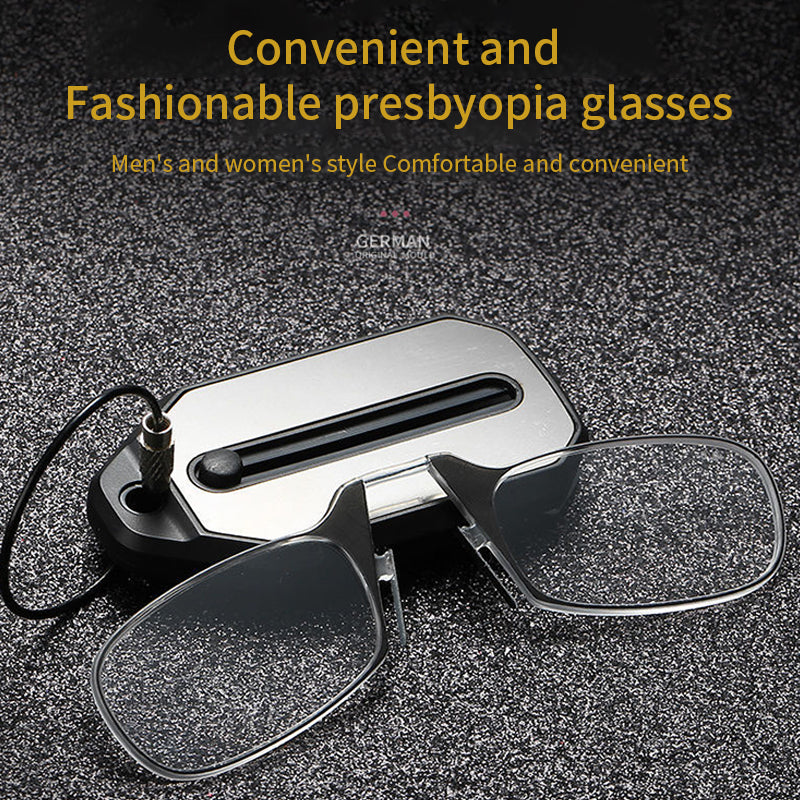 Legless Nose Clip Presbyopic Glasses Mini Portable