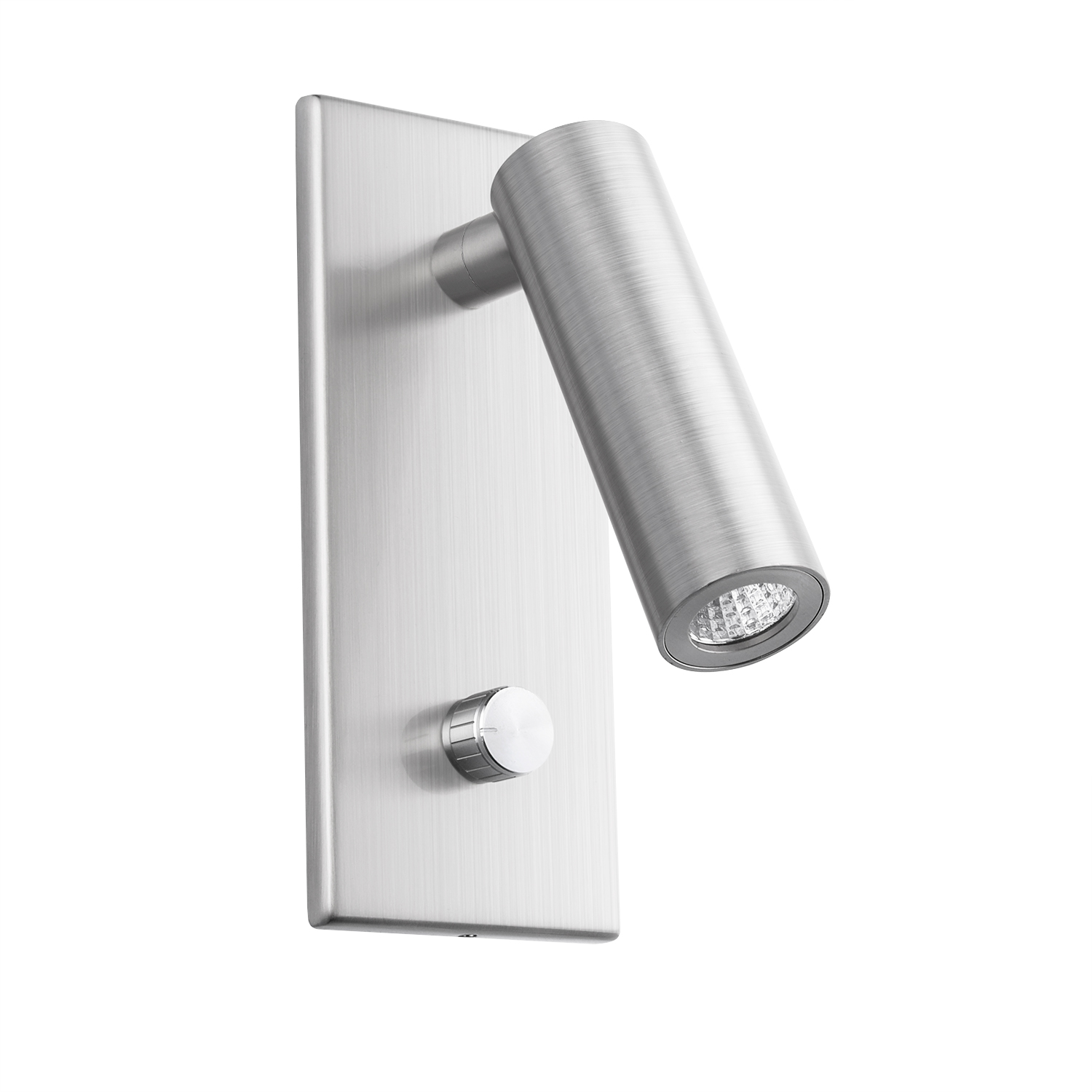 Meanyee Wall Mounted Sconce Reading Lamp/Lights with Twist Switch/Embedded/Recessed/Stepless Dimmable/4.5W Osram /Headboard/Hardwired/3000K/Hotel Bedroom