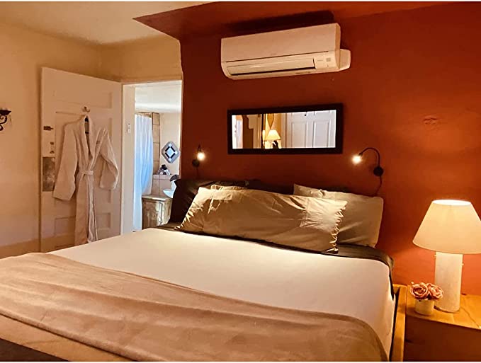 Meanyee Wall Mounted Reading Lamp with USB Charger Port /3W Warm White 3000K/ Plug Cord / Touch Dimmable / Matt White