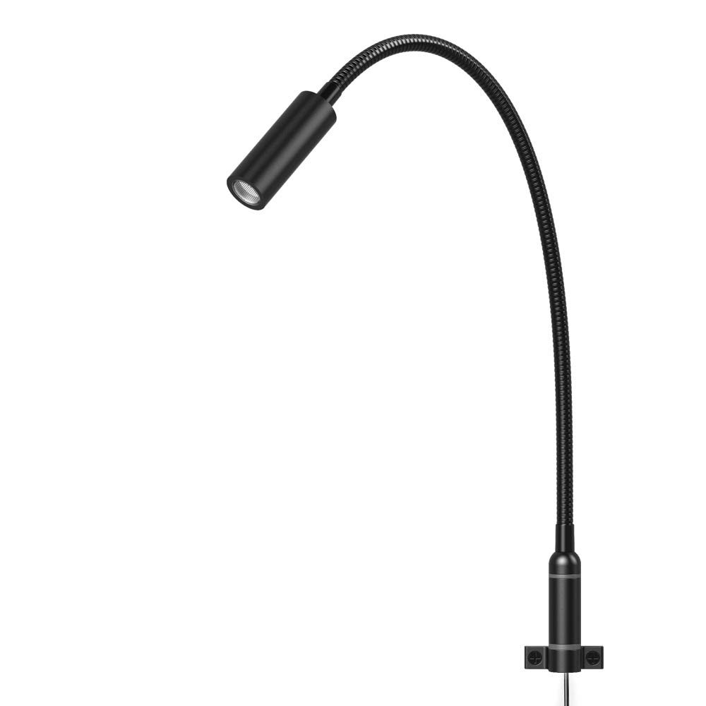 Meanyee 1 * 3W Wall Reading lamp led Bedside Lights headboard with Tou