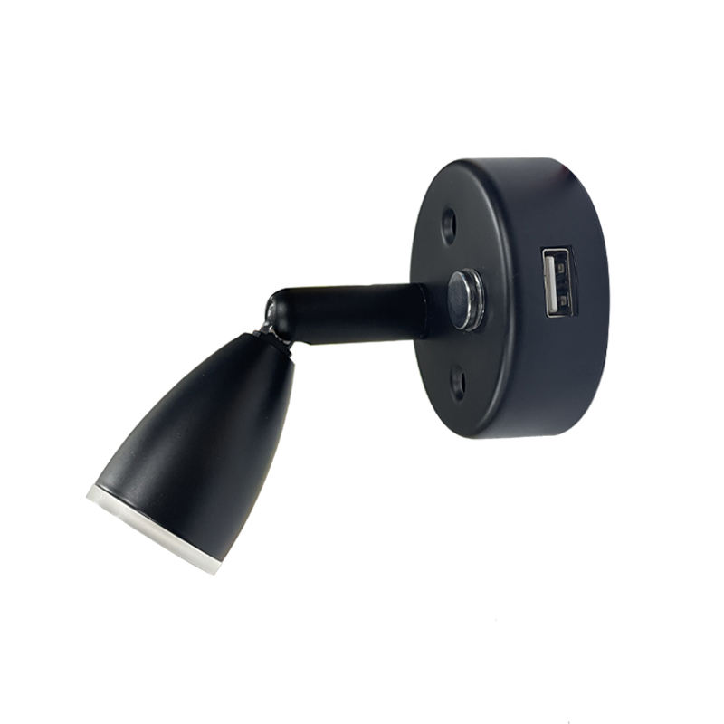 RV lamp LED Spotlight Interior Reading Light Fixture USB Charging Touch Switch dimmable For Bedside Wall Lamp Of Truck Cabin Yacht