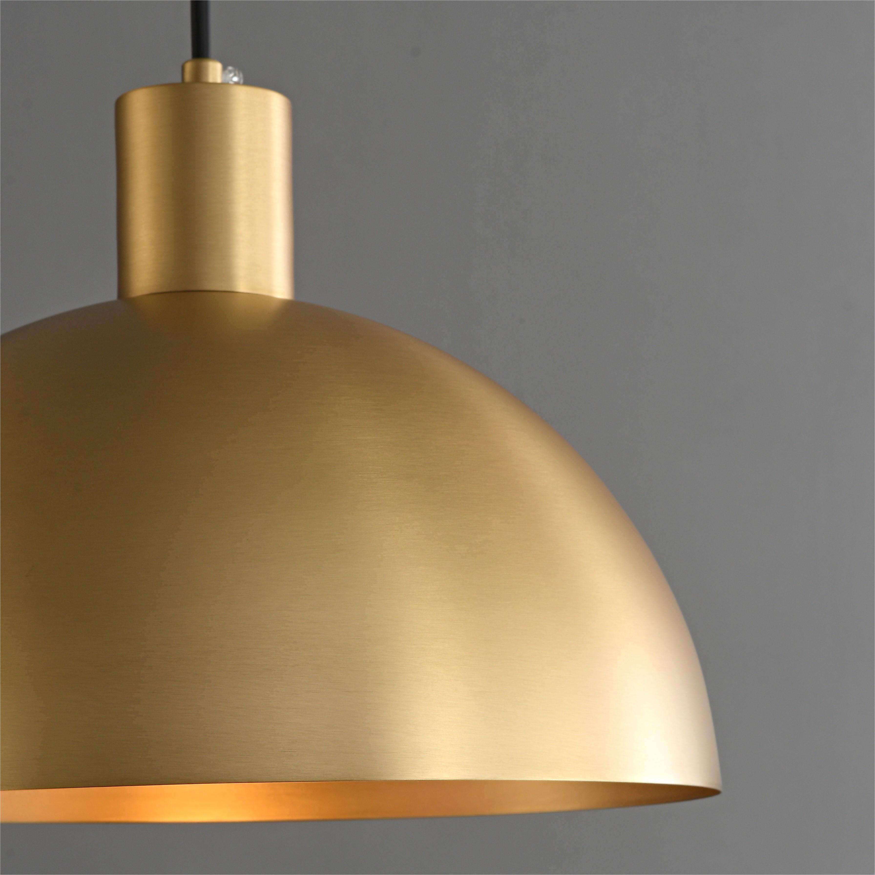 Meanyee Pendant Light Brass finish for home hotel decoration bar restaurant kitchen, E27*1 Led Bulb (Not included)