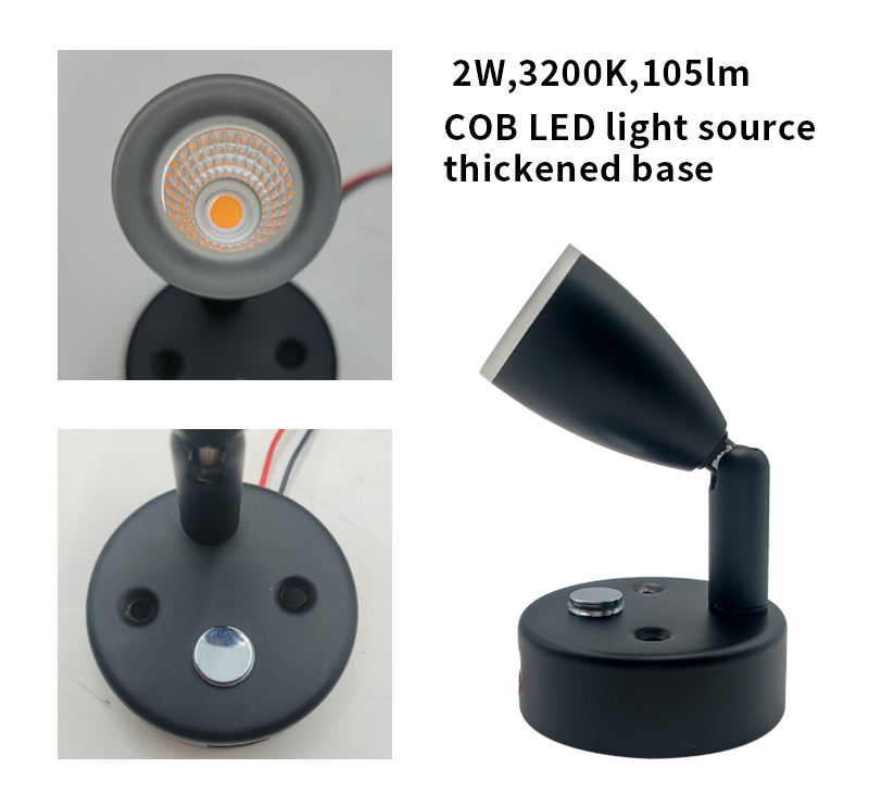 RV lamp LED Spotlight Interior Reading Light Fixture USB Charging Touch Switch dimmable For Bedside Wall Lamp Of Truck Cabin Yacht
