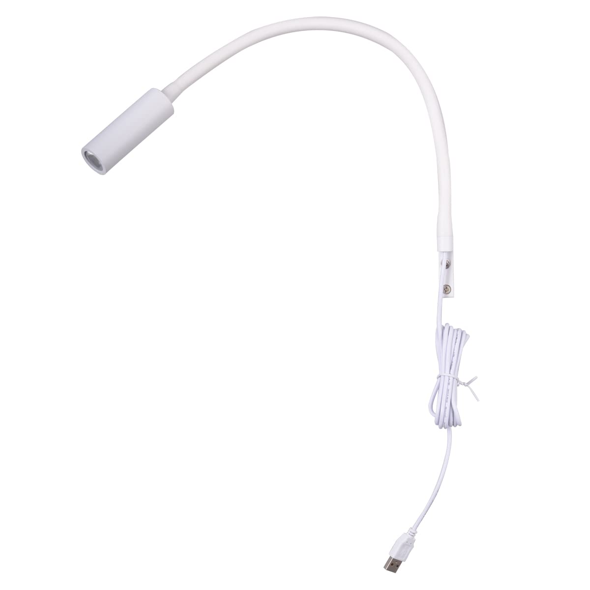 Meanyee 1 * 3W Wall Reading lamp led Bedside Lights headboard with Touch Switch/stepless dimmable/Adjustable/Warm White(3000K)/ led/Plug in cord/MY-BD061