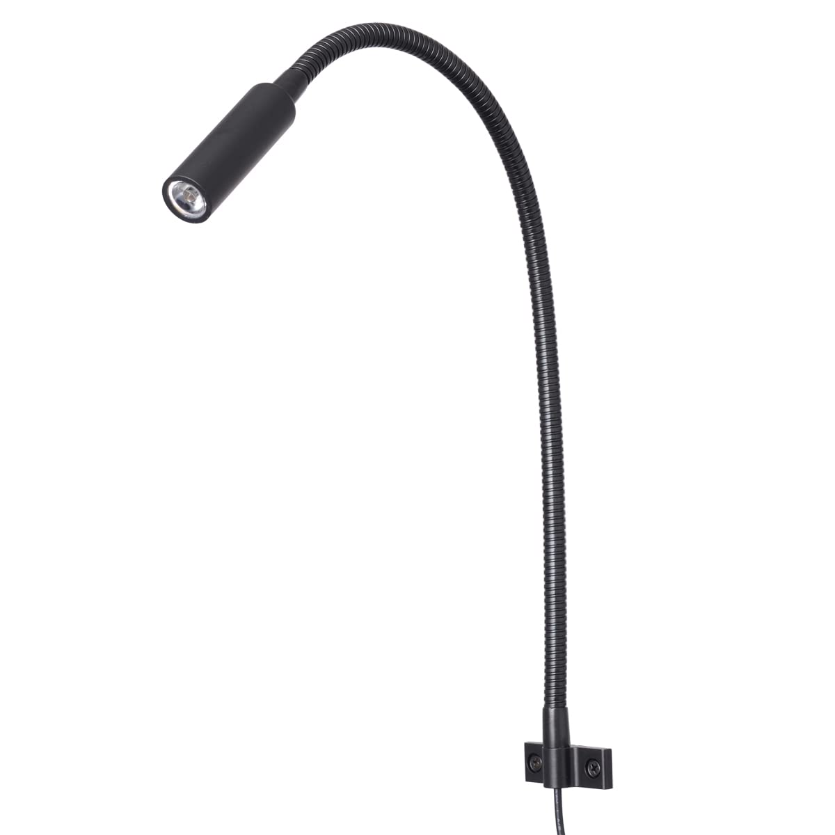 Meanyee 1 * 3W Wall Reading lamp led Bedside Lights headboard with Touch Switch/stepless dimmable/Adjustable/Warm White(3000K)/ led/Plug in cord/MY-BD061