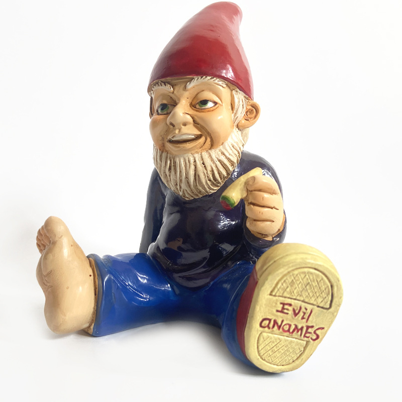 Funny garden gnomes