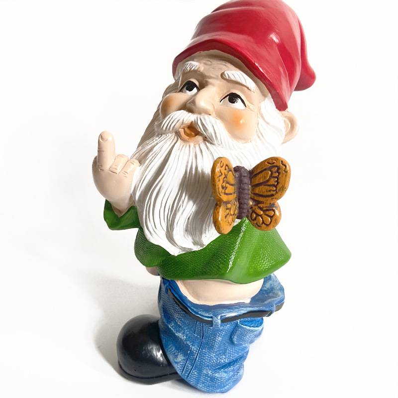 Funny garden gnomes