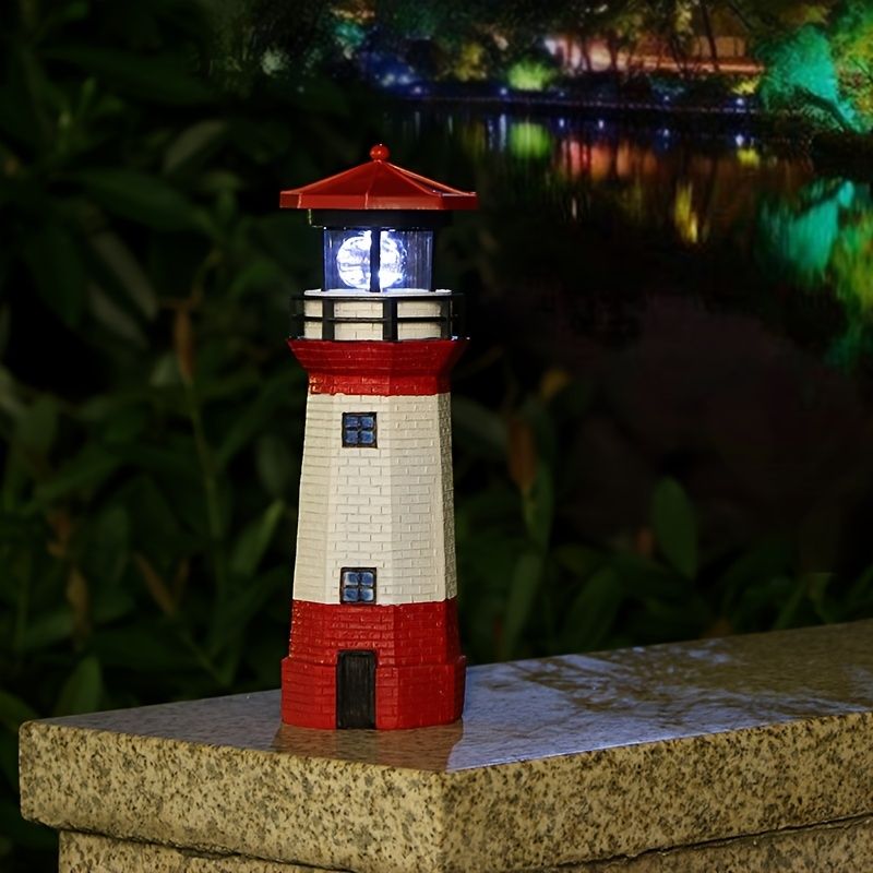 Solar-Powered Rotating Lighthouse