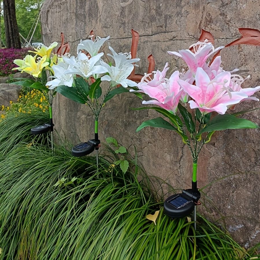 Solar Lily Light