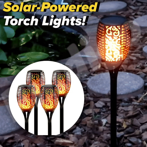 Solar-Powered Torch Lights