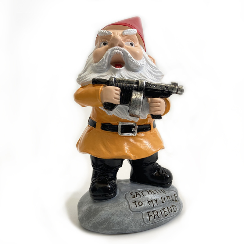 Funny garden gnomes