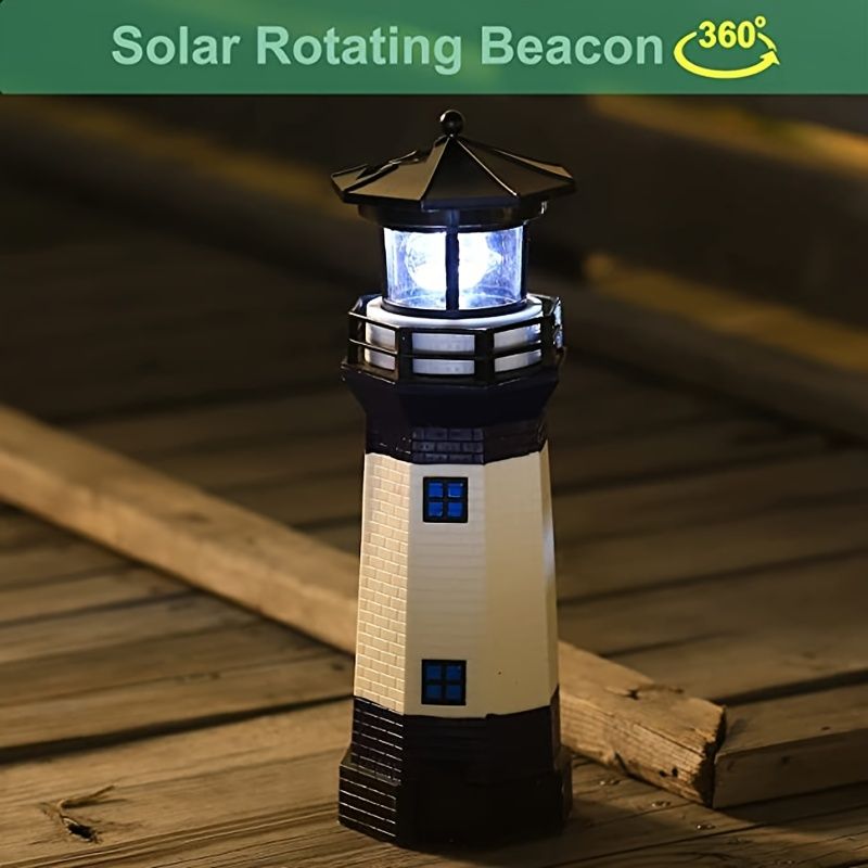 Solar-Powered Rotating Lighthouse