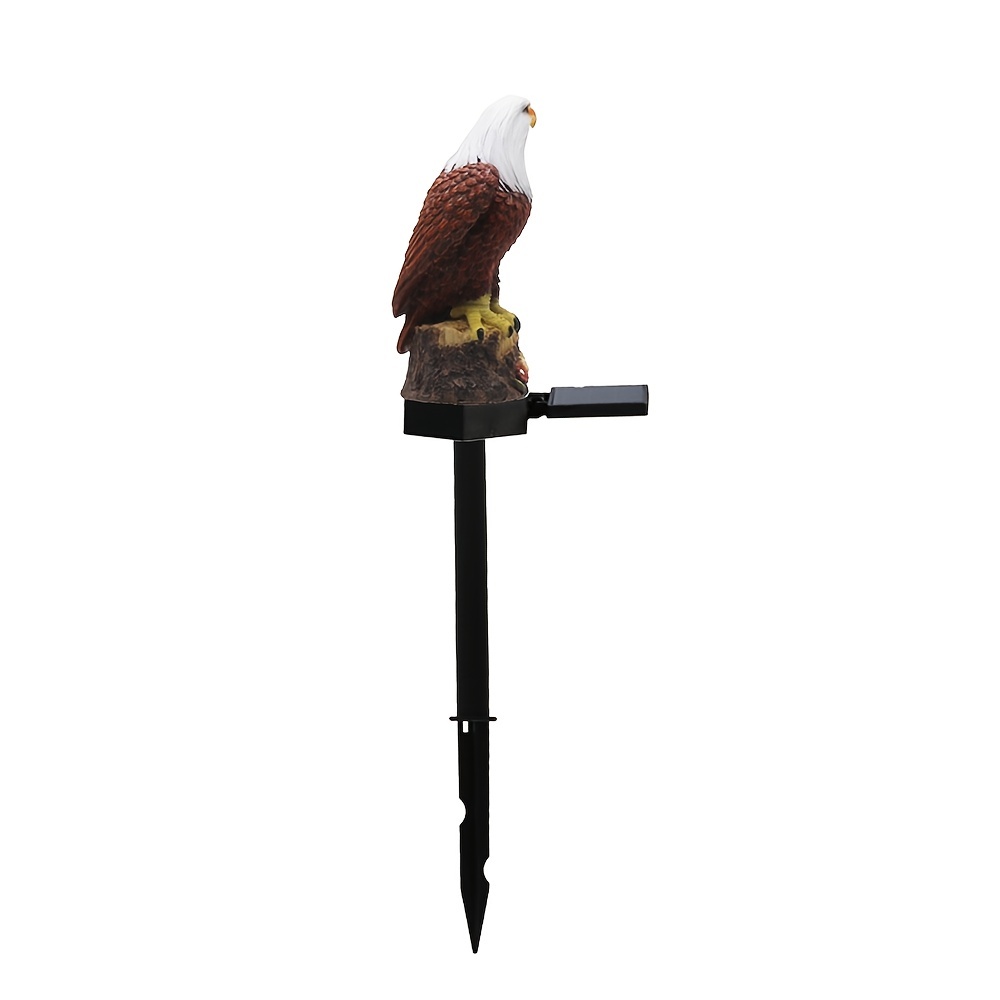 Solar Garden Light Outdoor, Eagle Solar Garden Stake Light, Waterproof Warm White LED Light For Garden