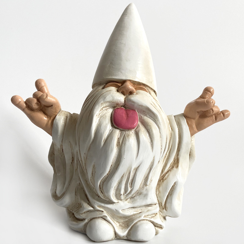 Funny garden gnomes