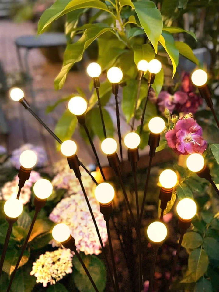 Solar Powered Firefly Garden Light