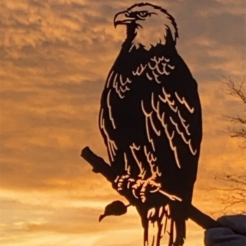 🔥Hot Sale-49% OFF -🦅Bald Eagle Metal Art -Garden Sculpture