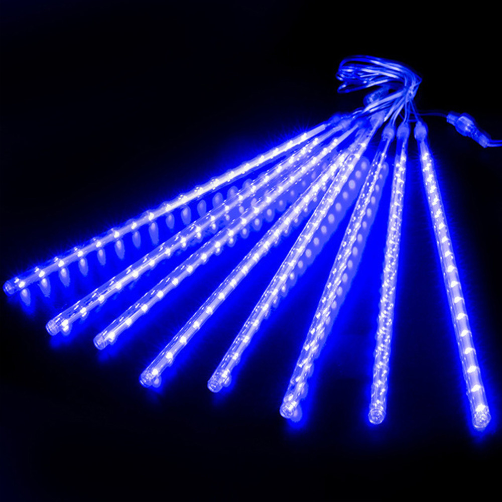 1pc Outdoor Solar Meteor Lights Christmas Lights String Lights For Garden Tree Holiday Party Decorations