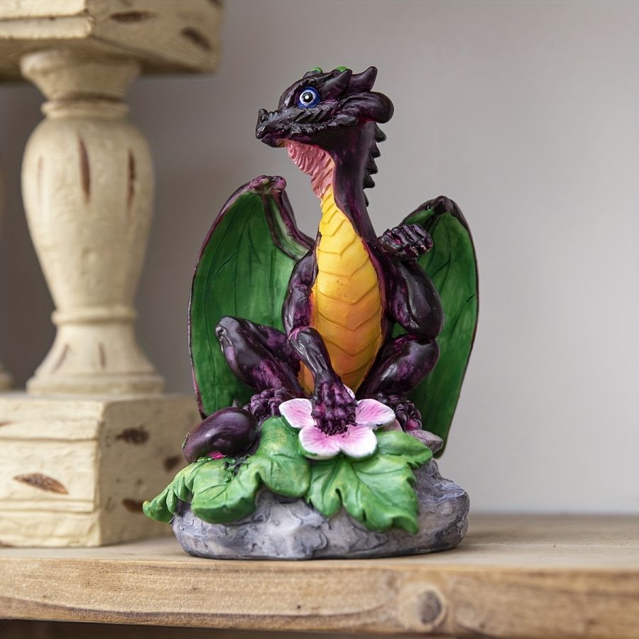 Cute Dinosaur Garden Statues for Halloween