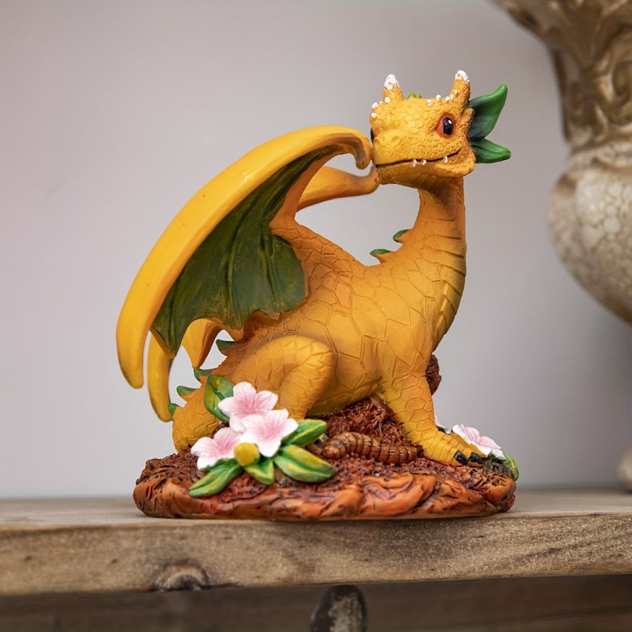 Cute Dinosaur Garden Statues for Halloween