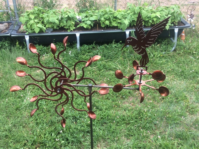 Kinetic Wind Spinner Garden Spinner Wind Spinner Yard Art Spinner Garden Spinner With Stake Breezeway Wind Spinner By George Dankworth